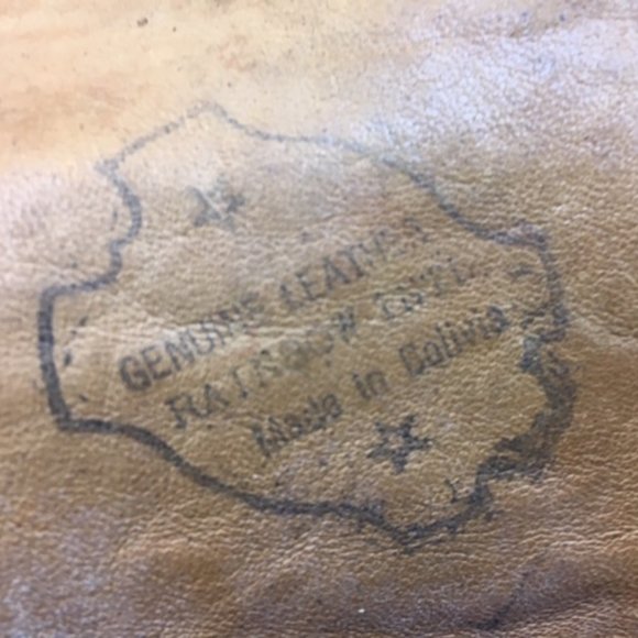 Genuine Leather Rainbow Woven Natural Dyes Textile Backpack Made in Bolivia BOHO - Picture 8 of 16